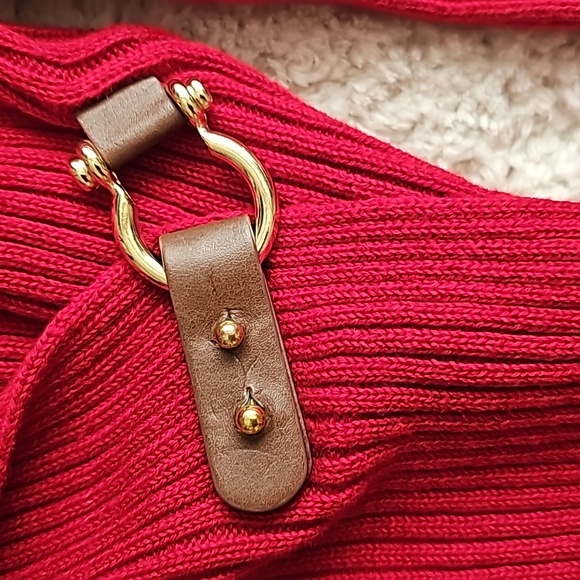 Lauren Ralph Lauren Sweater Wrap. Excellent Condition. RED SIZE 1X - Picture 3 of 4